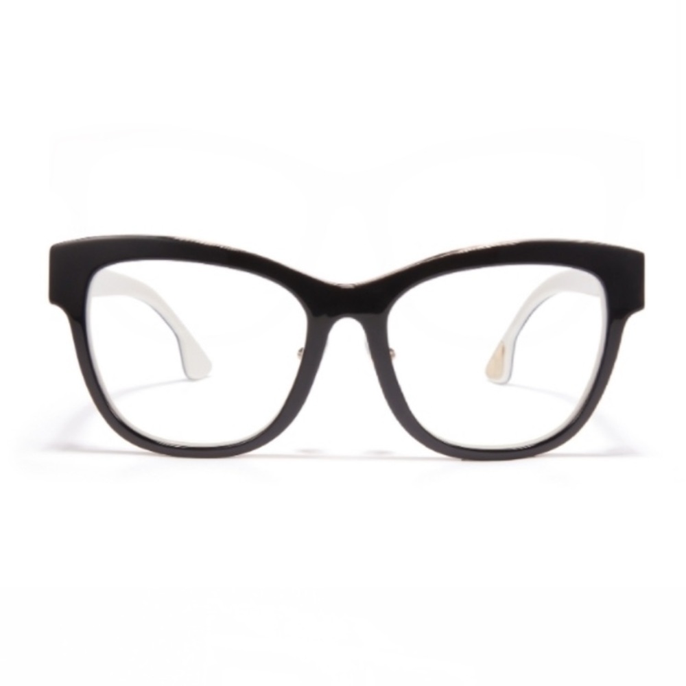 Alice + Olivia Fillmore Black and White Bluelight Glasses NWOT - Picture 2 of 5